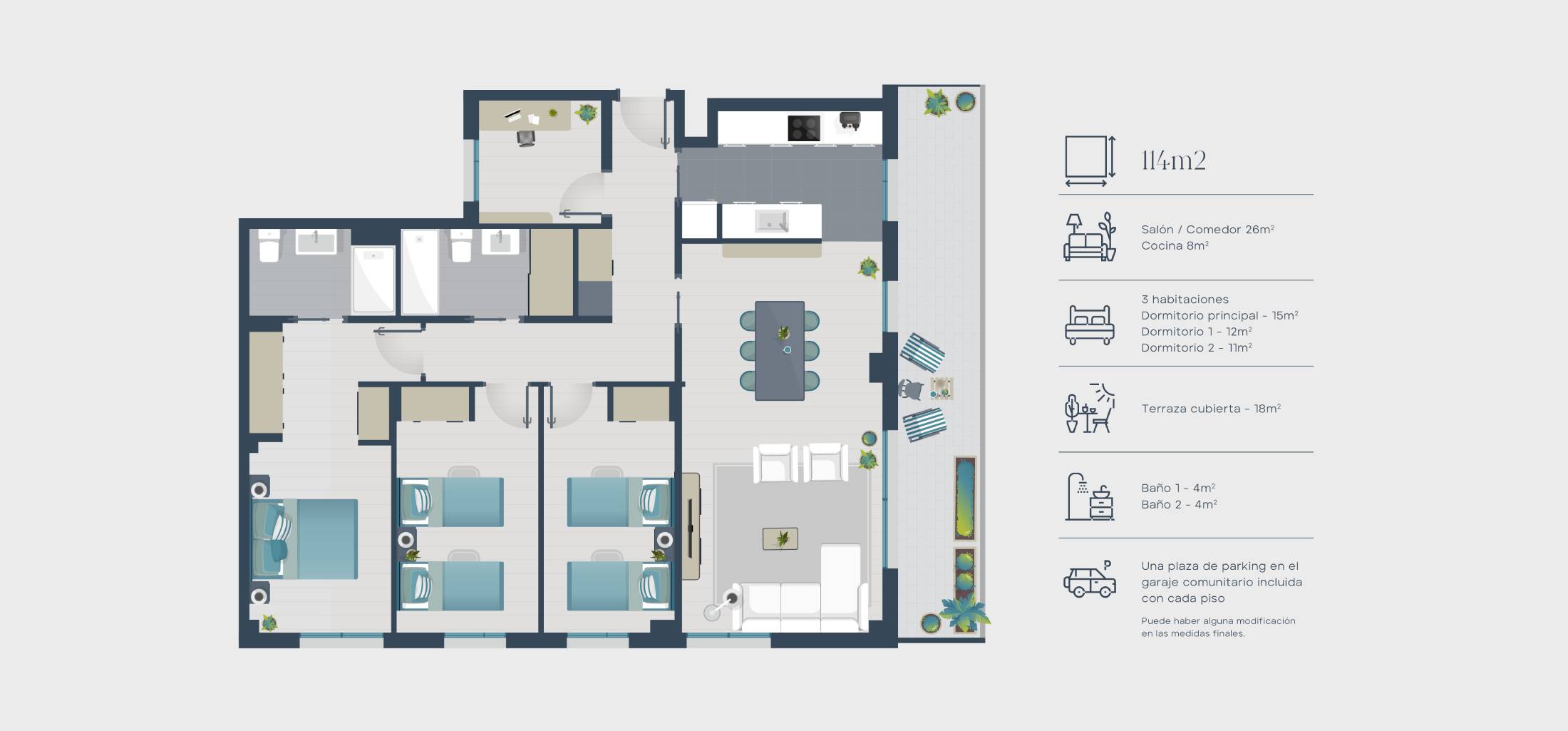 Mapa estructura vivienda | Zona Franca | Vila Bonaplata 