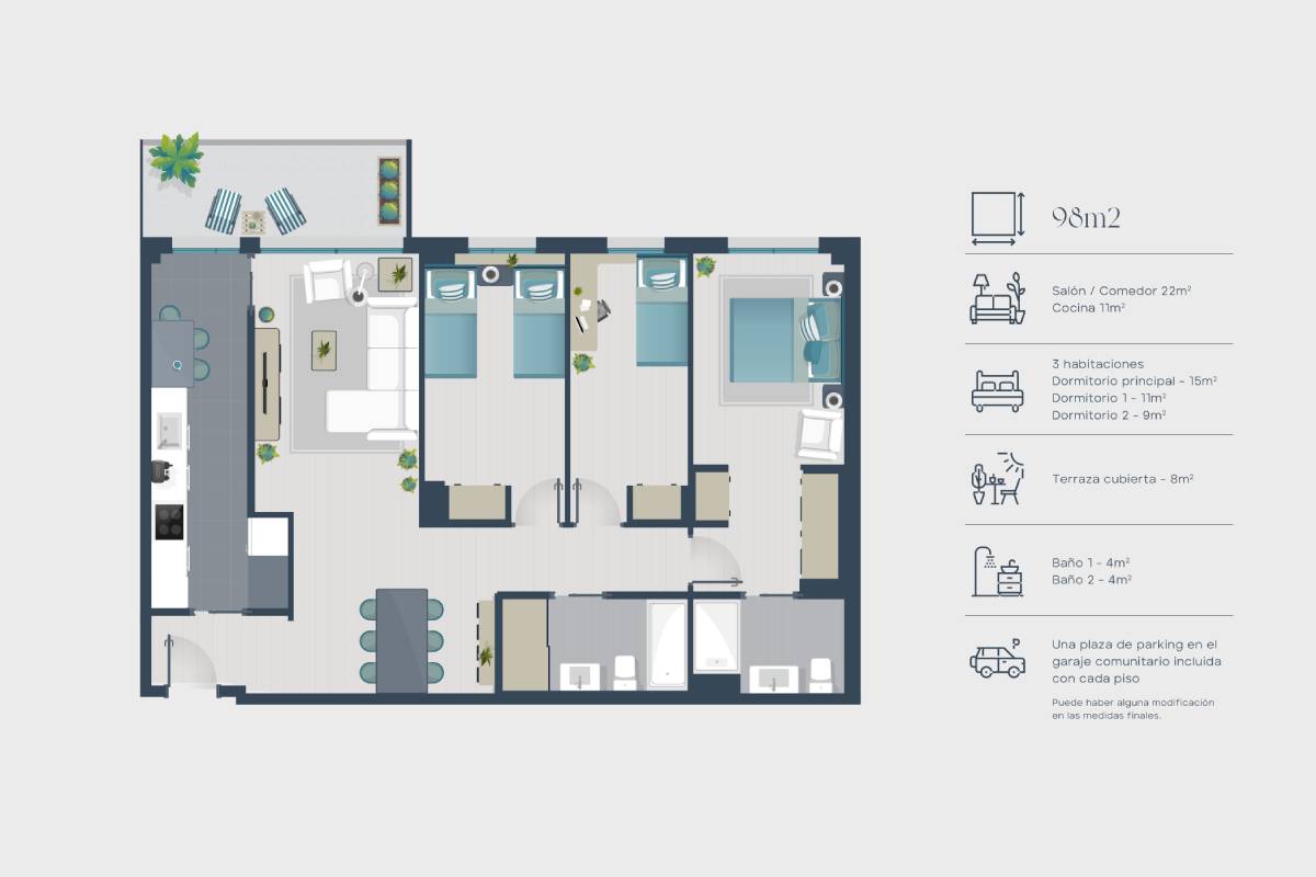 Mapa estructura vivienda | Zona Franca | Vila Bonaplata 