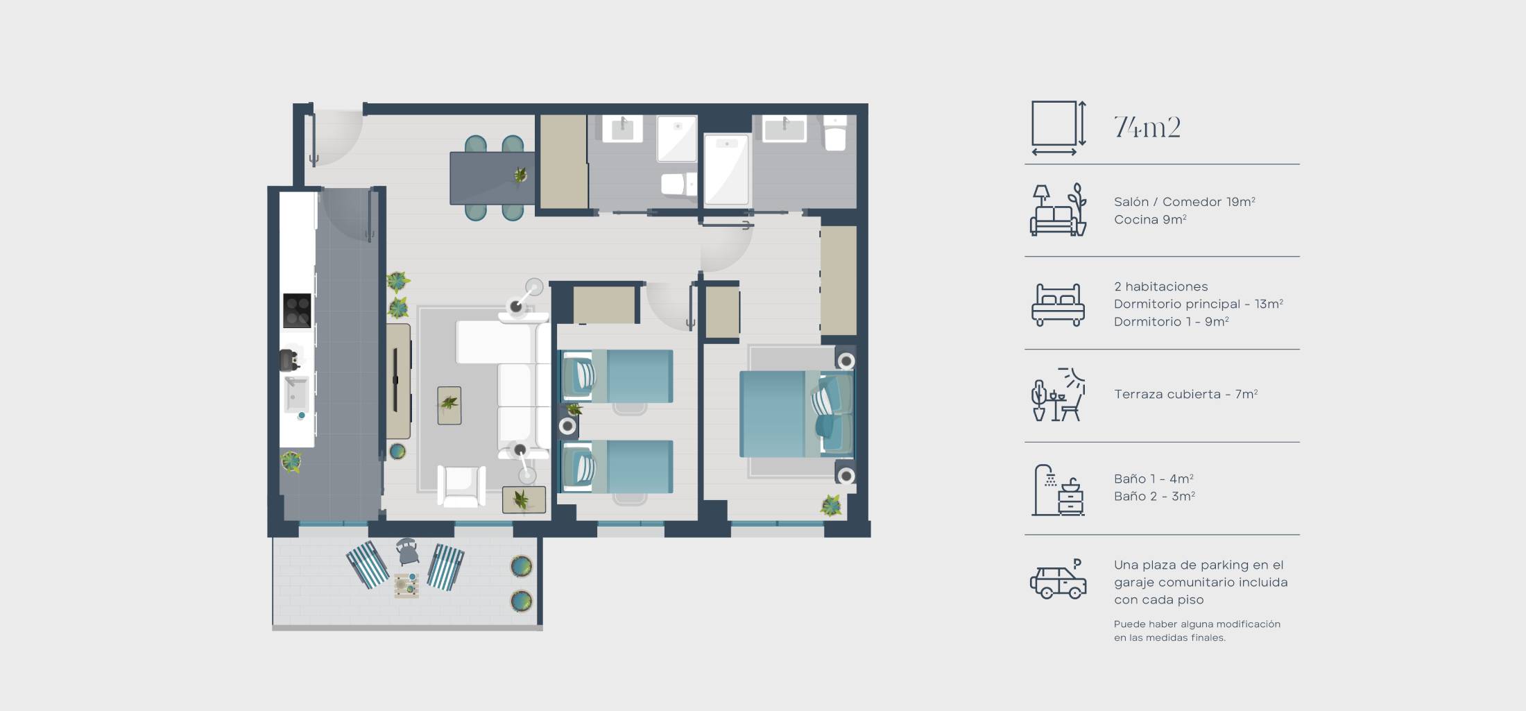 Mapa estructura vivienda | Zona Franca | Vila Bonaplata 