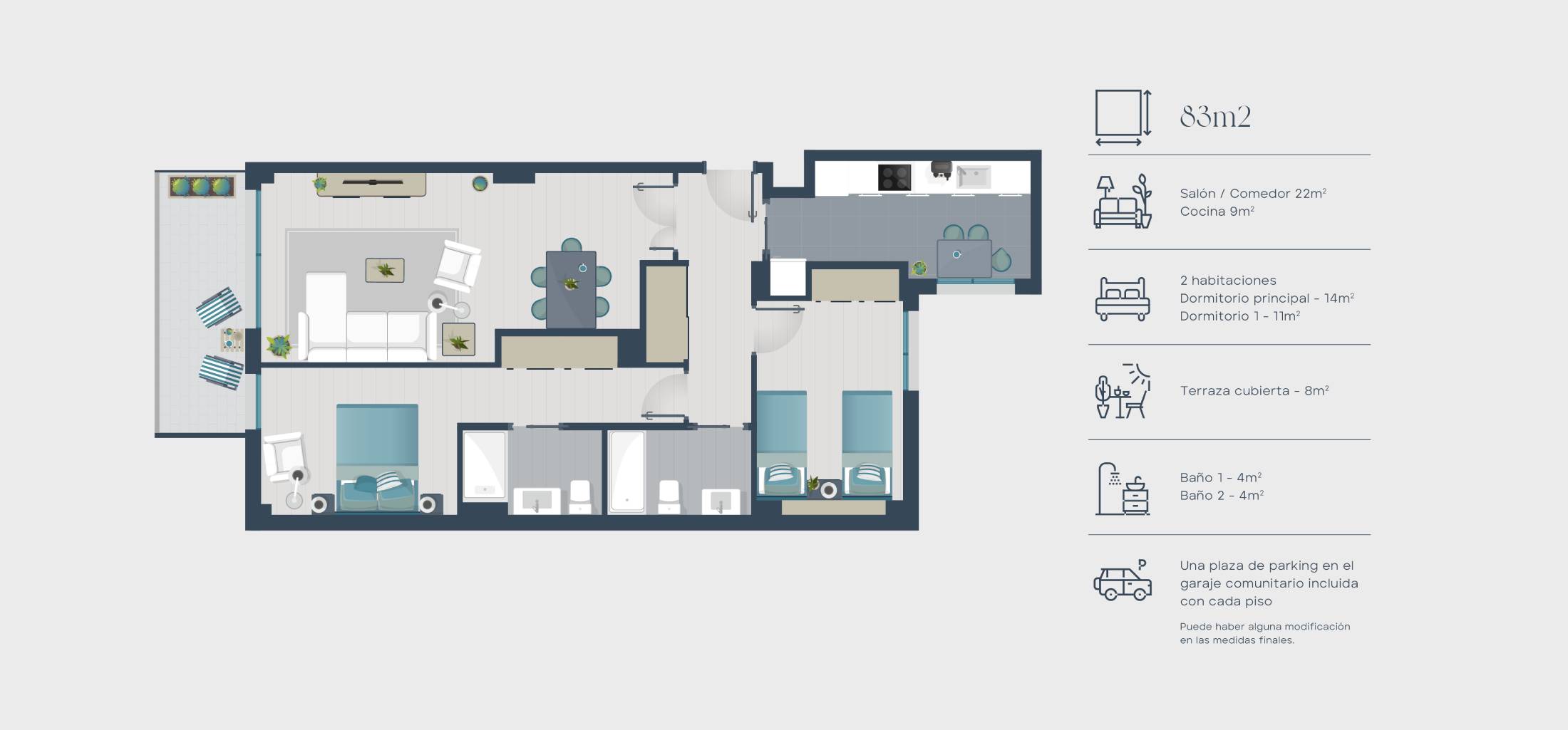 Mapa estructura vivienda | Zona Franca | Vila Bonaplata 